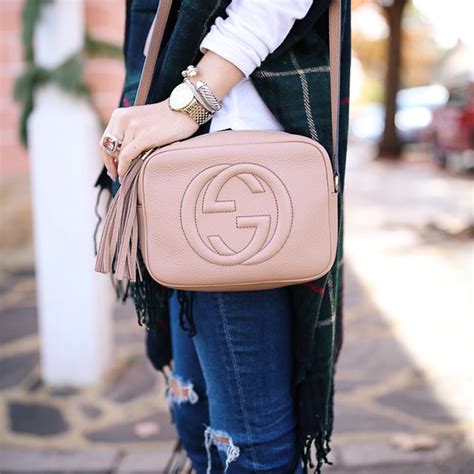 pomegranate gucci disco bag on person|gucci soho disco bags.